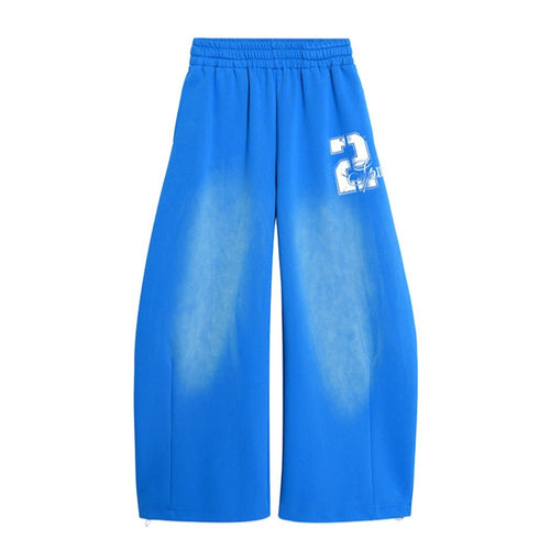 Gradient - Blue Baggy Trousers - Thrashink