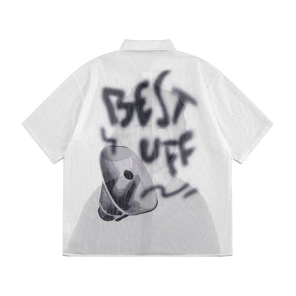 Graffiti Best Boy Mesh Shirt - Thrashink