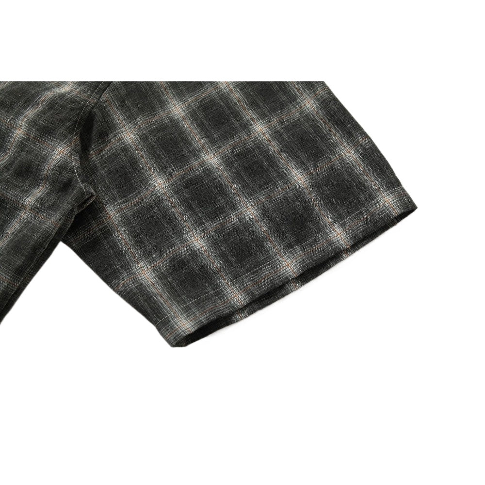 Graffiti Patchwork Plaid Shirt - Thrashink