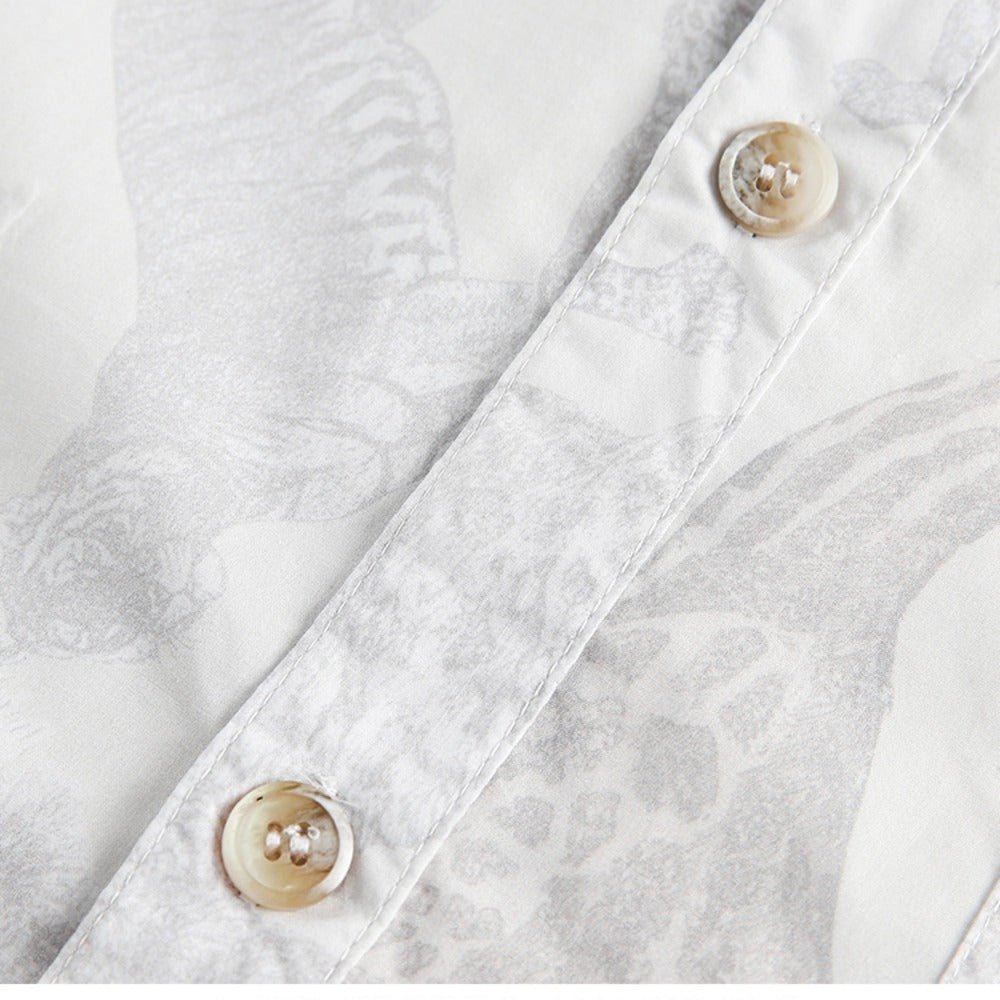 Grassland Animals Dark Print Shirt - Thrashink