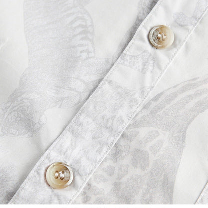 Grassland Animals Dark Print Shirt - Thrashink