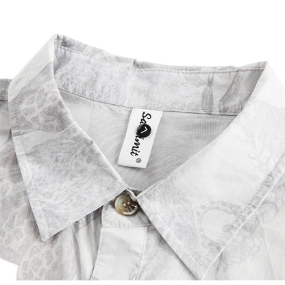 Grassland Animals Dark Print Shirt - Thrashink