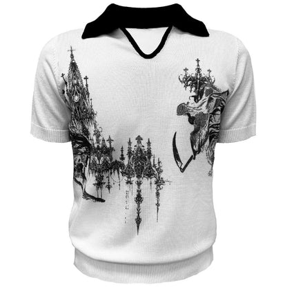 Grim Reaper & Court Polo Shirt - Thrashink