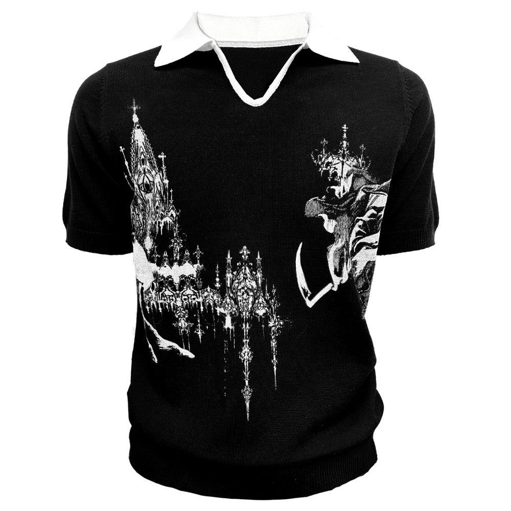 Grim Reaper & Court Polo Shirt - Thrashink