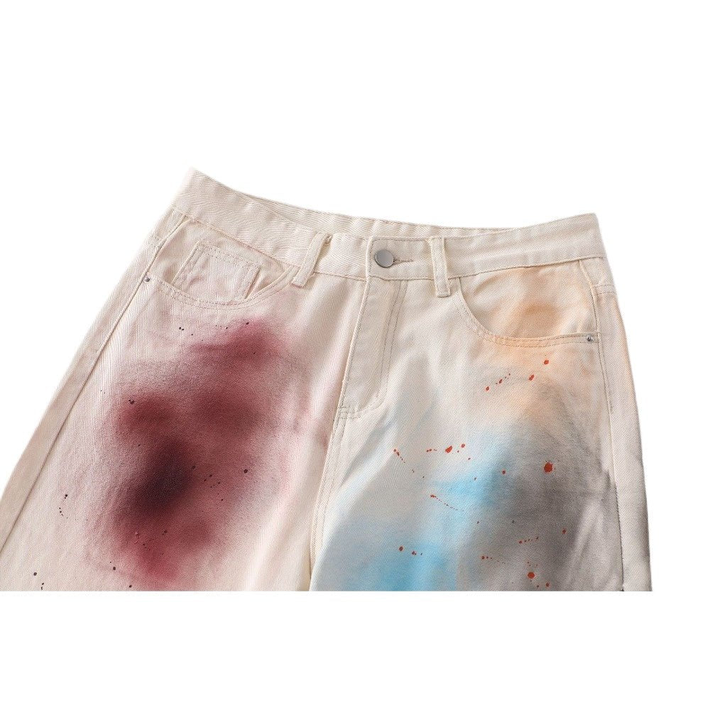 Hand - painted Colored Jeans - Thrashink