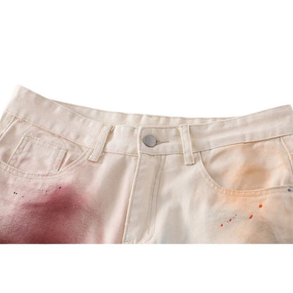 Hand - painted Colored Jeans - Thrashink