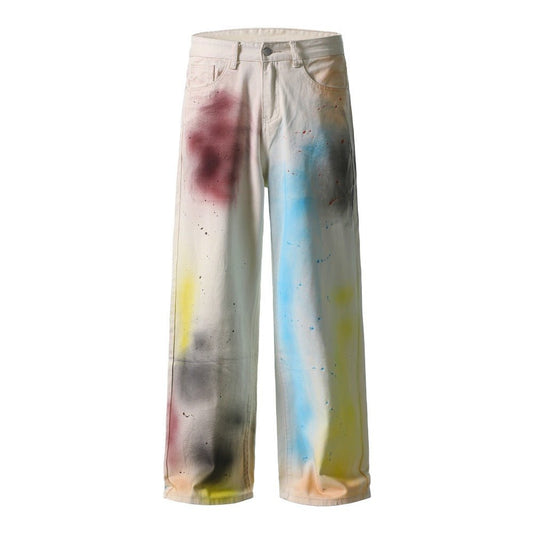 Hand - painted Colored Jeans - Thrashink