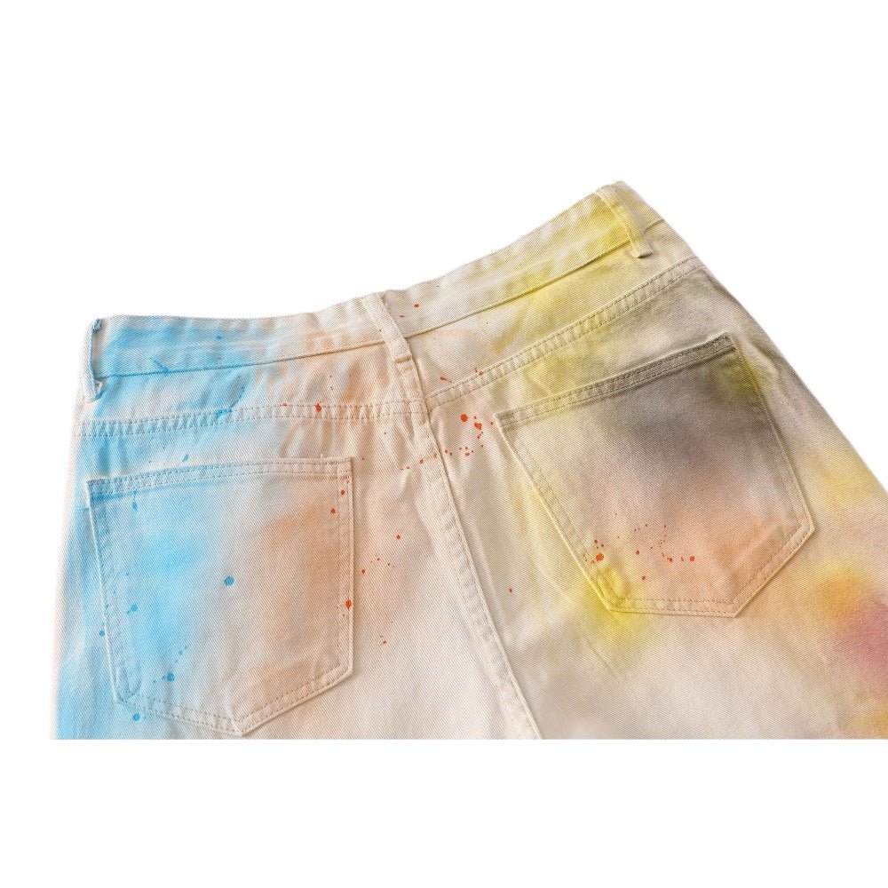 Hand - painted Colored Jeans - Thrashink