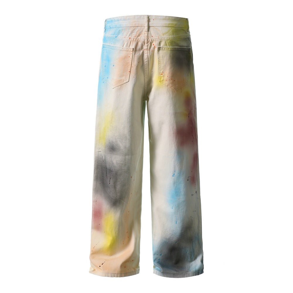 Hand - painted Colored Jeans - Thrashink