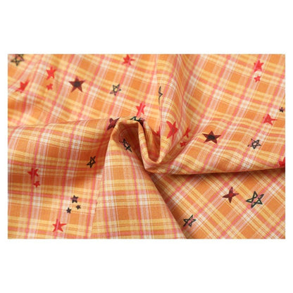 Hand - painted Star Check Shirt - Thrashink