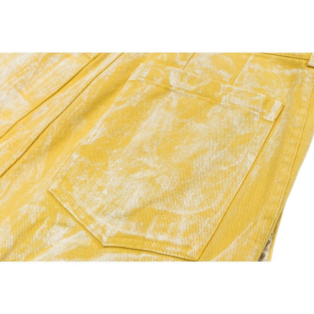 Hand - wrinkled Washed Bleached Harem Pants - Thrashink