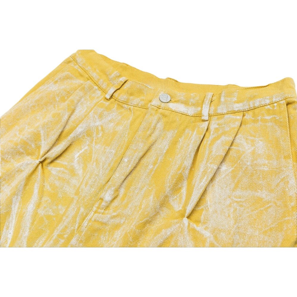 Hand - wrinkled Washed Bleached Harem Pants - Thrashink