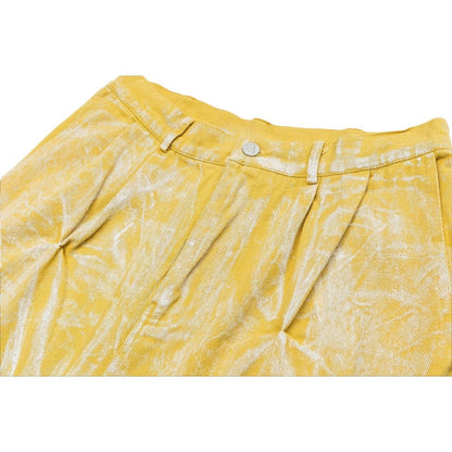Hand - wrinkled Washed Bleached Harem Pants - Thrashink