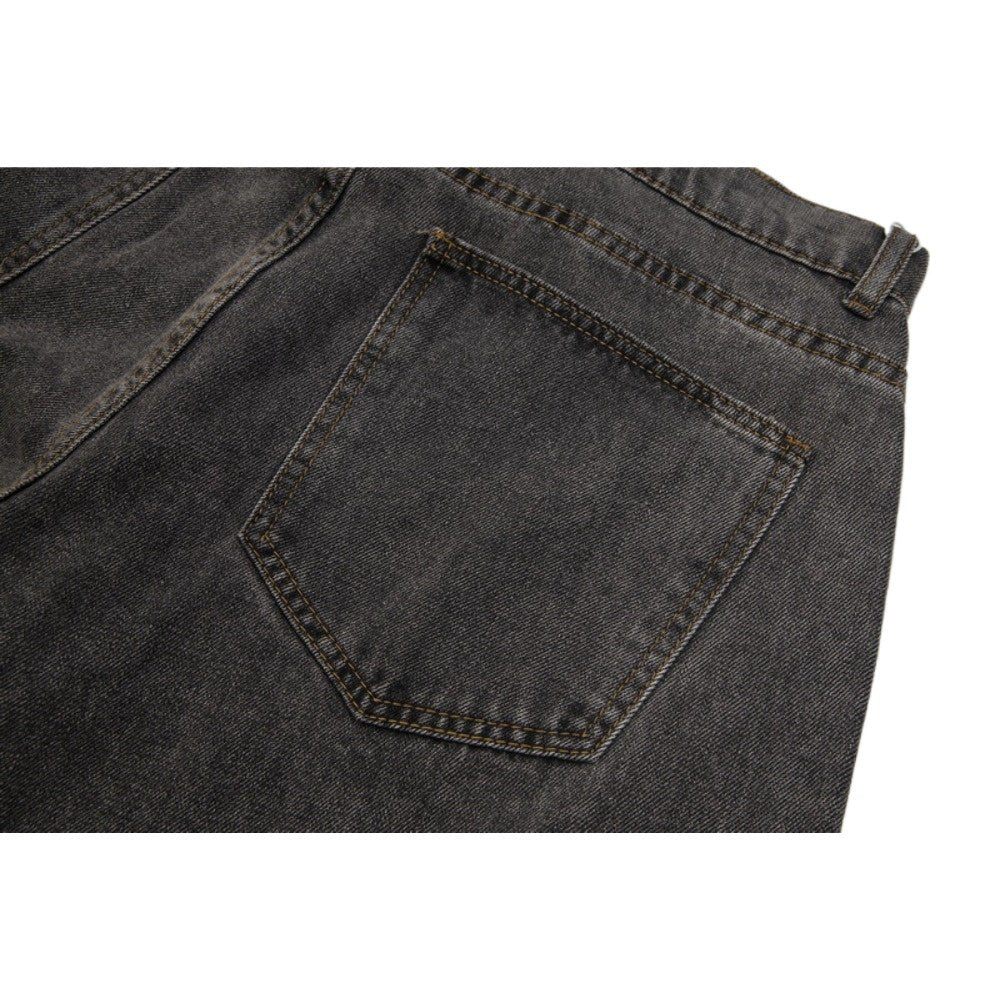 High - Street Frayed Artisan Washed Jeans - Thrashink