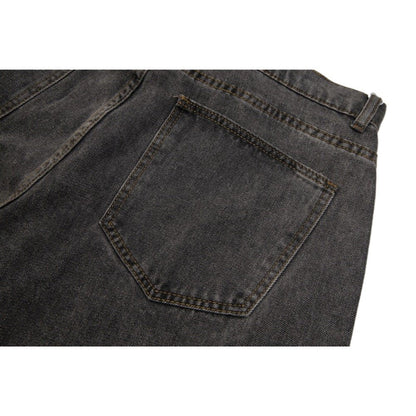 High - Street Frayed Artisan Washed Jeans - Thrashink