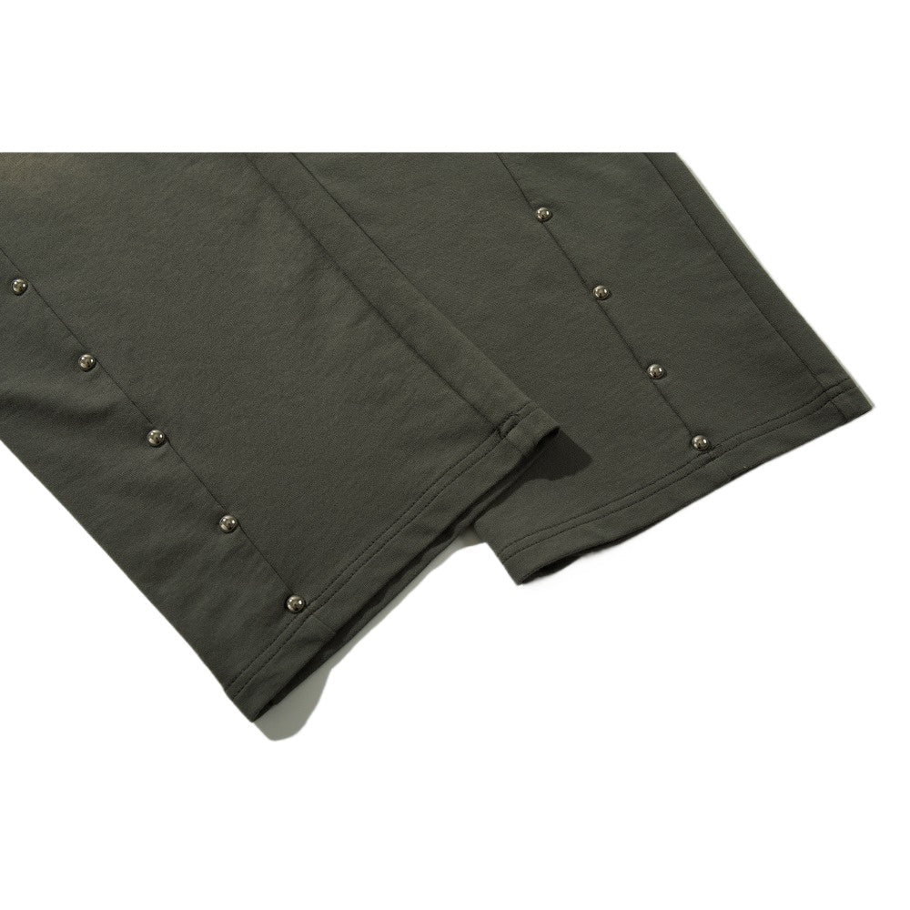 Hip - Hop Rivet Embellished Drawstring Pants - Thrashink