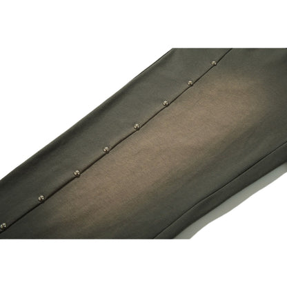 Hip - Hop Rivet Embellished Drawstring Pants - Thrashink