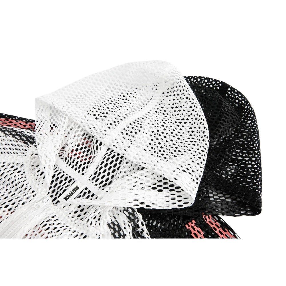 Hollow Print Hooded Shirt - Thrashink