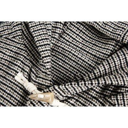 Houndstooth Toggle - Hood Tweed Jacket - Thrashink