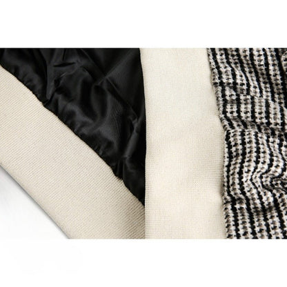 Houndstooth Toggle - Hood Tweed Jacket - Thrashink