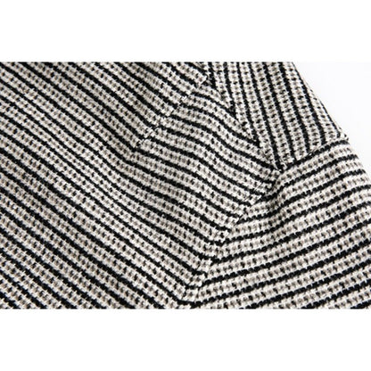 Houndstooth Toggle - Hood Tweed Jacket - Thrashink