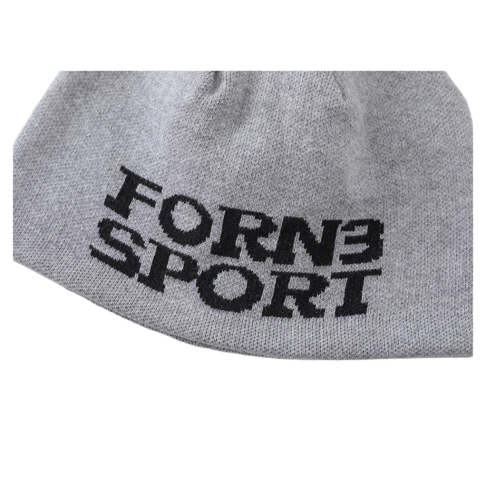 Jacquard Lettered Knitted Hat - Thrashink