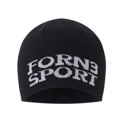 Jacquard Lettered Knitted Hat - Thrashink