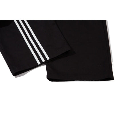 Lace - up Three - bar Sports Sweatpants - Thrashink