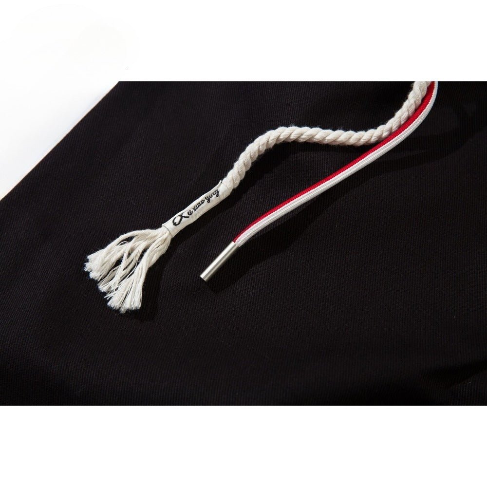 Lace - up Three - bar Sports Sweatpants - Thrashink