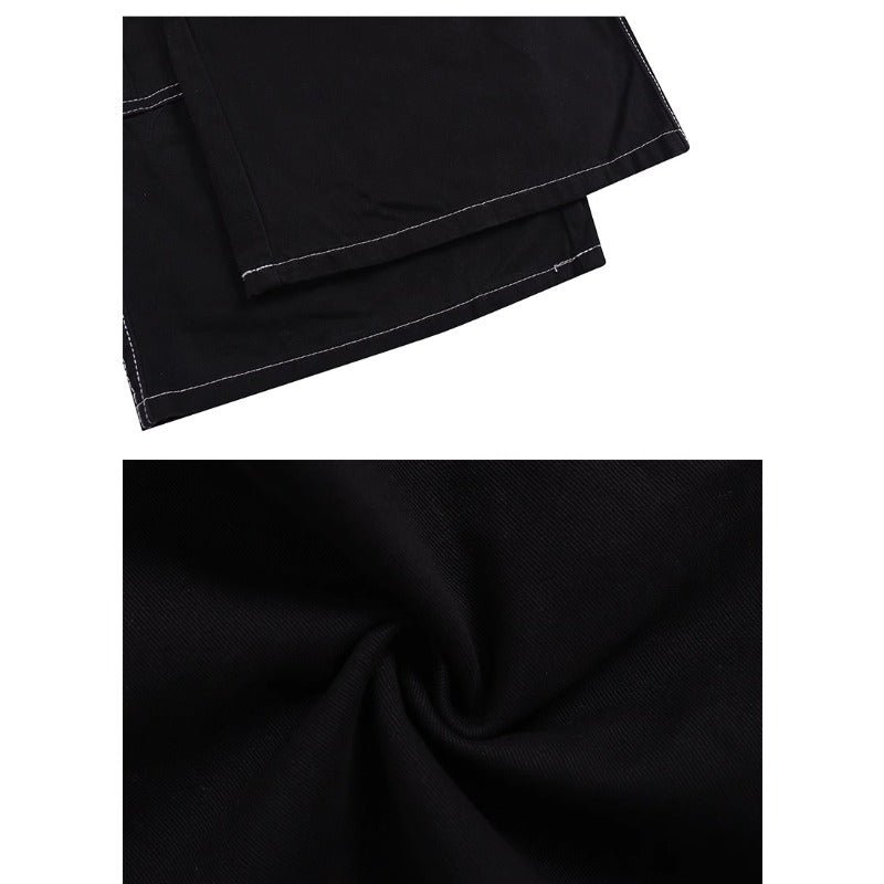 Large Pocket Line Cargo Shorts - Thrashink