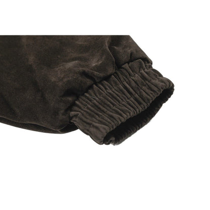 Leopard Fur Collar Cross - Embellished Jacket - Thrashink