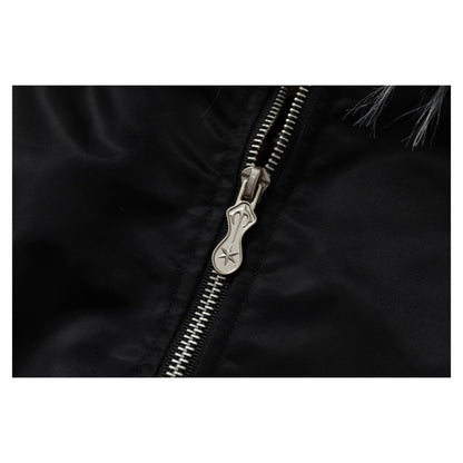 Leopard Lined Faux Fur Hooded Padded Jacket - Thrashink