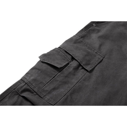 Letter - shaped Cross - patterned Cargo Pants - Thrashink