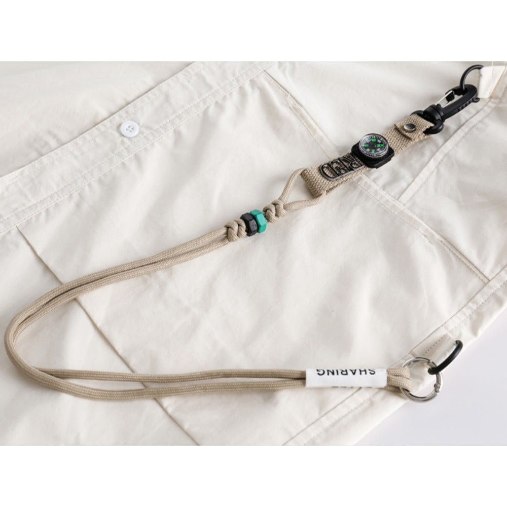 Loose Lanyard Cargo Shirt - Thrashink