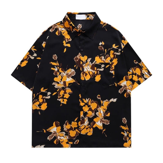Midnight Blossom Shirt - Thrashink