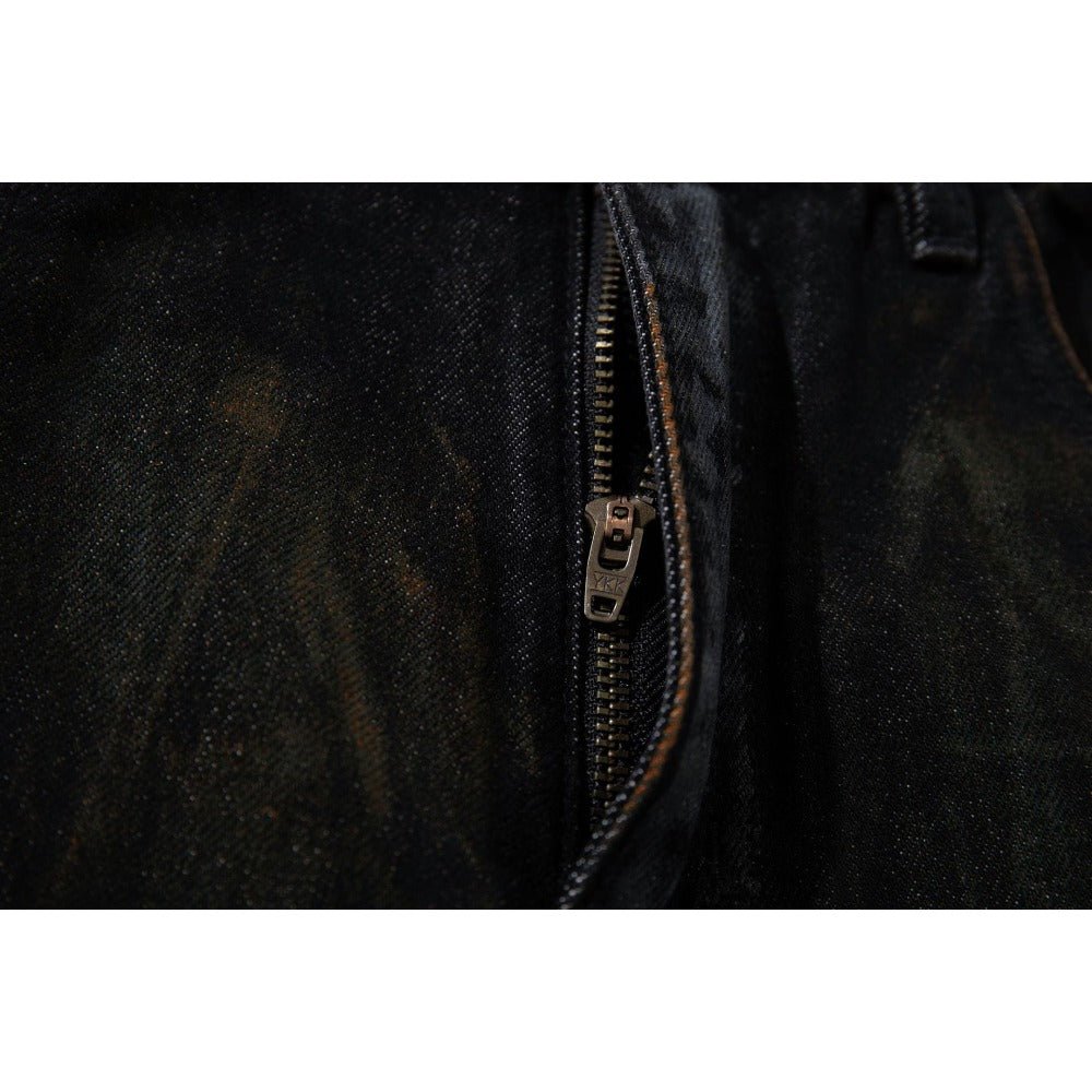 Midnight Paint - Flecked Flares Jeans - Thrashink