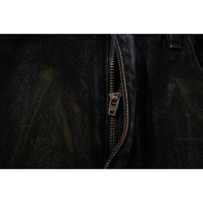 Midnight Paint - Flecked Flares Jeans - Thrashink