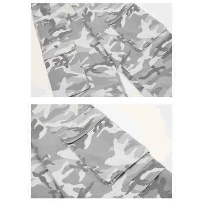Military Baggy Camo Cargo Pants - Thrashink
