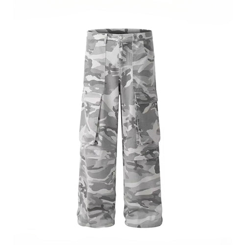 Military Baggy Camo Cargo Pants - Thrashink