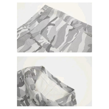 Military Baggy Camo Cargo Pants - Thrashink