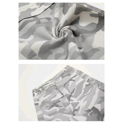 Military Baggy Camo Cargo Pants - Thrashink