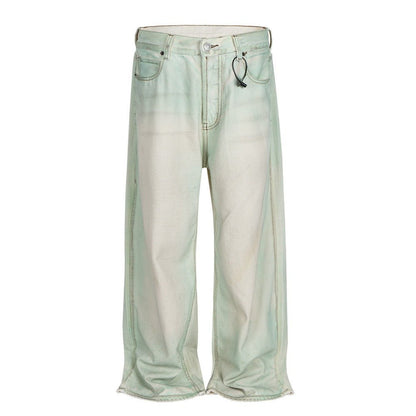Mint Green Glow - in - the - dark Jeans - Thrashink