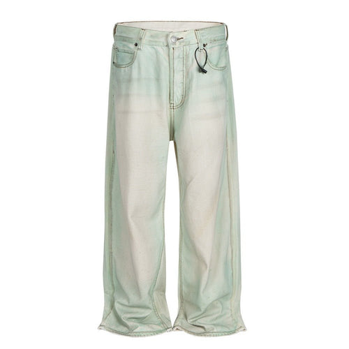 Mint Green Glow - in - the - dark Jeans - Thrashink