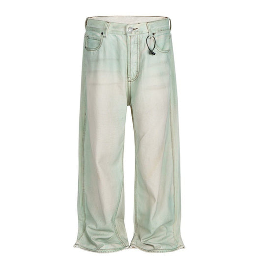 Mint Green Glow - in - the - dark Jeans - Thrashink