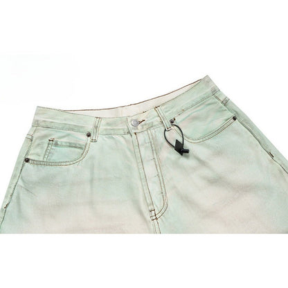 Mint Green Glow - in - the - dark Jeans - Thrashink