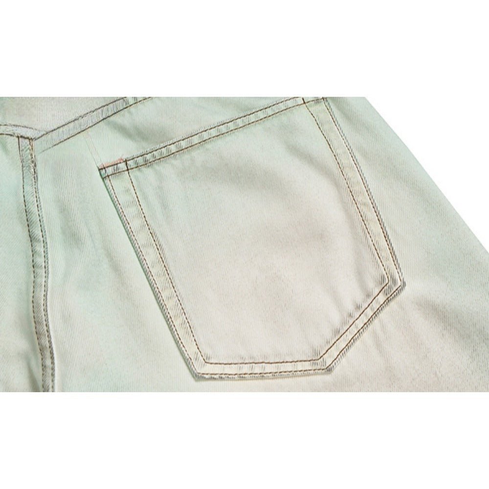 Mint Green Glow - in - the - dark Jeans - Thrashink