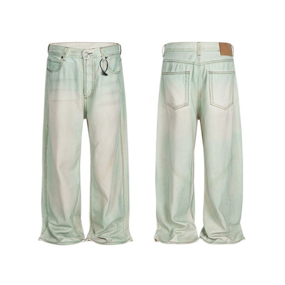 Mint Green Glow - in - the - dark Jeans - Thrashink