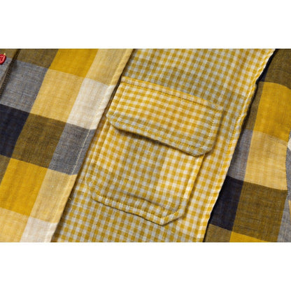 Multi - patterned Patchwork Shirt - Thrashink