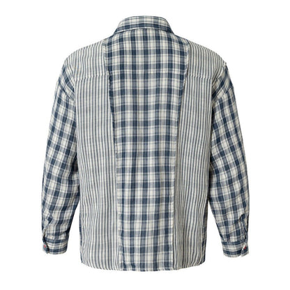 Multi - patterned Patchwork Shirt - Thrashink