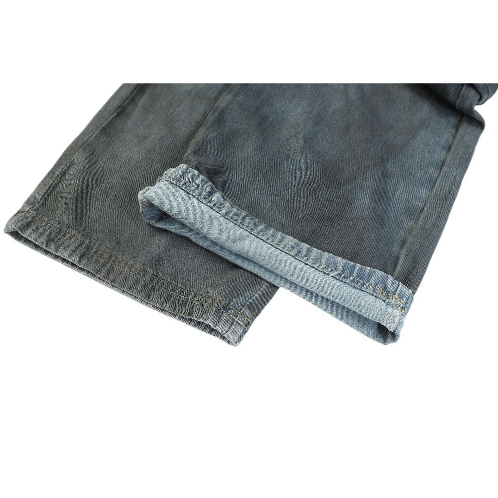 Multi Pocket Denim Cargo - Thrashink